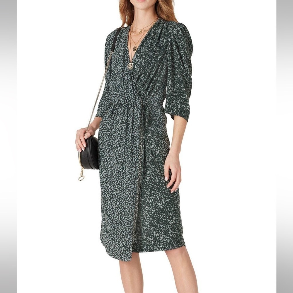 See by Chloe Elegant Green Wrap Dress Size‎ 38